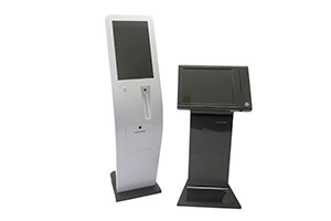 Kiosks made with sheet metal